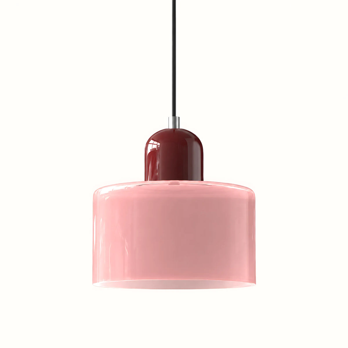 Vela Tall-Profile Glass Pendant Light