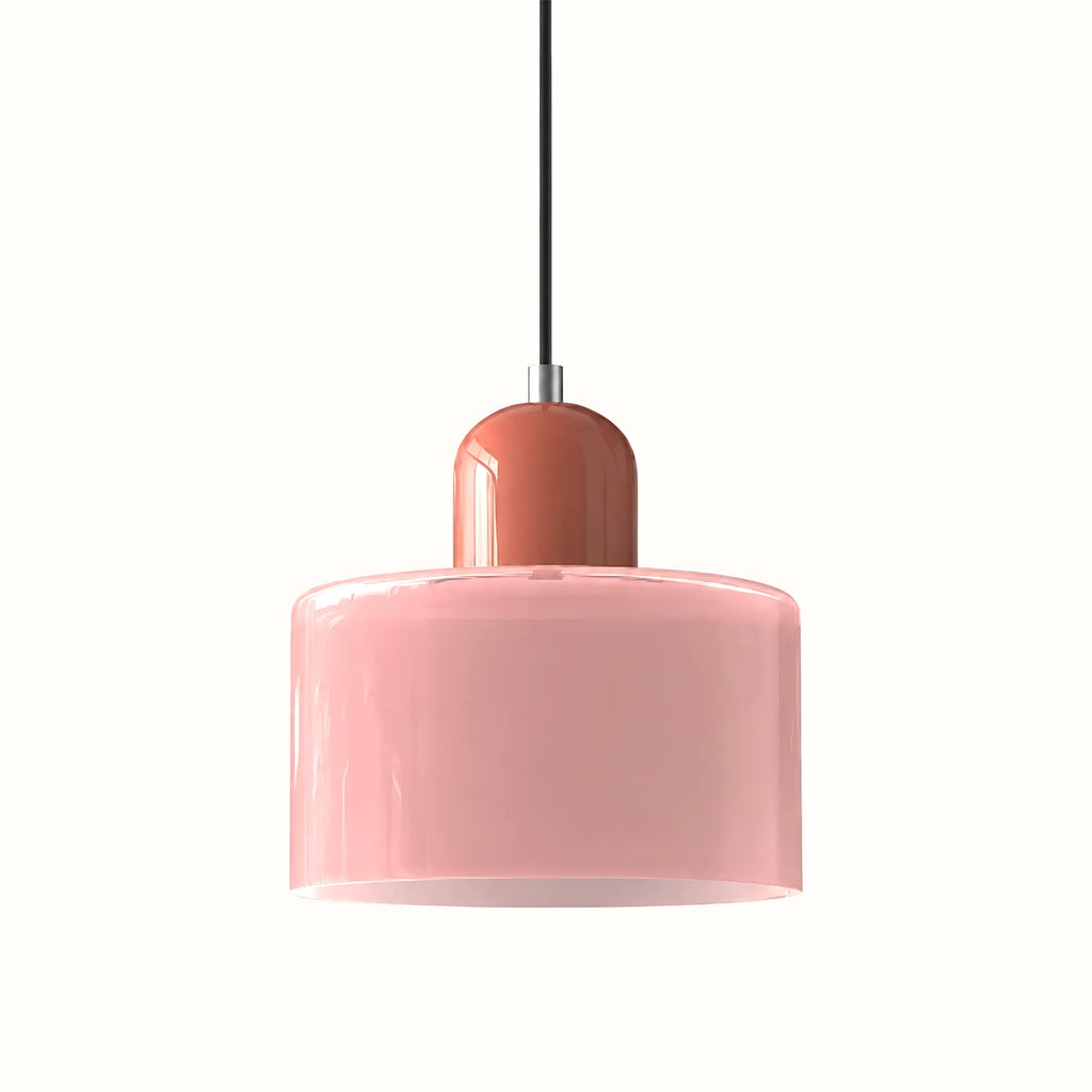 Vela Tall-Profile Glass Pendant Light