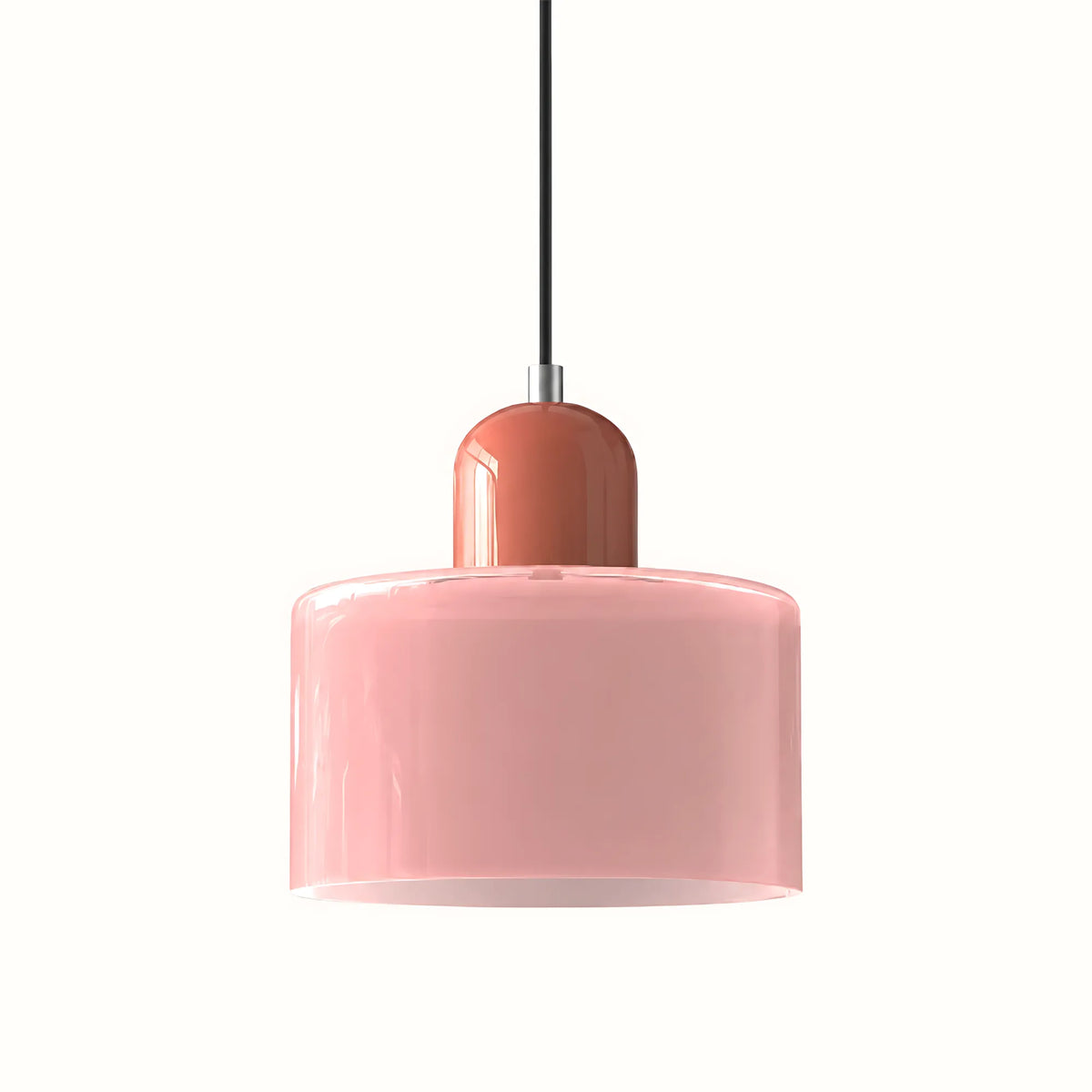 Vela Tall-Profile Glass Pendant Light
