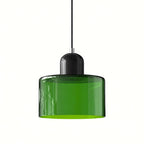 Vela Tall-Profile Glass Pendant Light