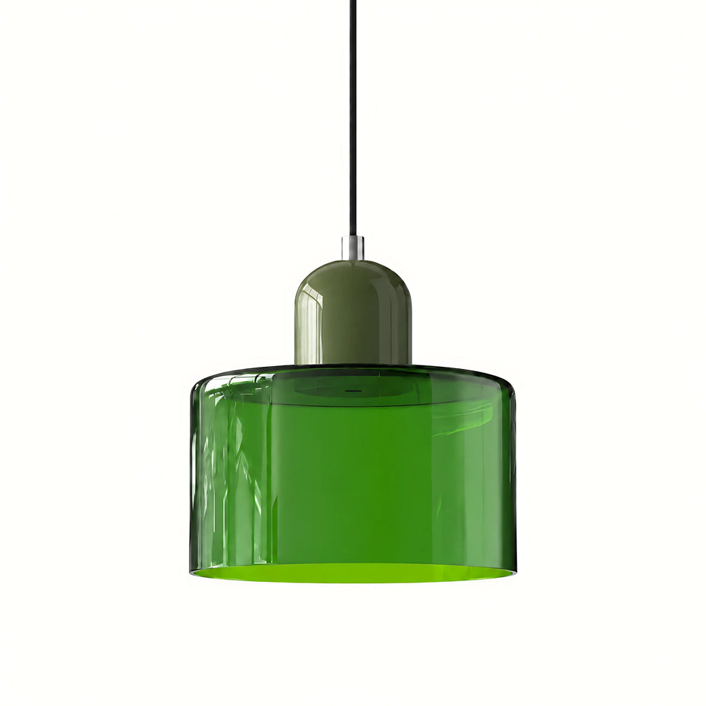 Vela Tall-Profile Glass Pendant Light