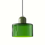 Vela Tall-Profile Glass Pendant Light