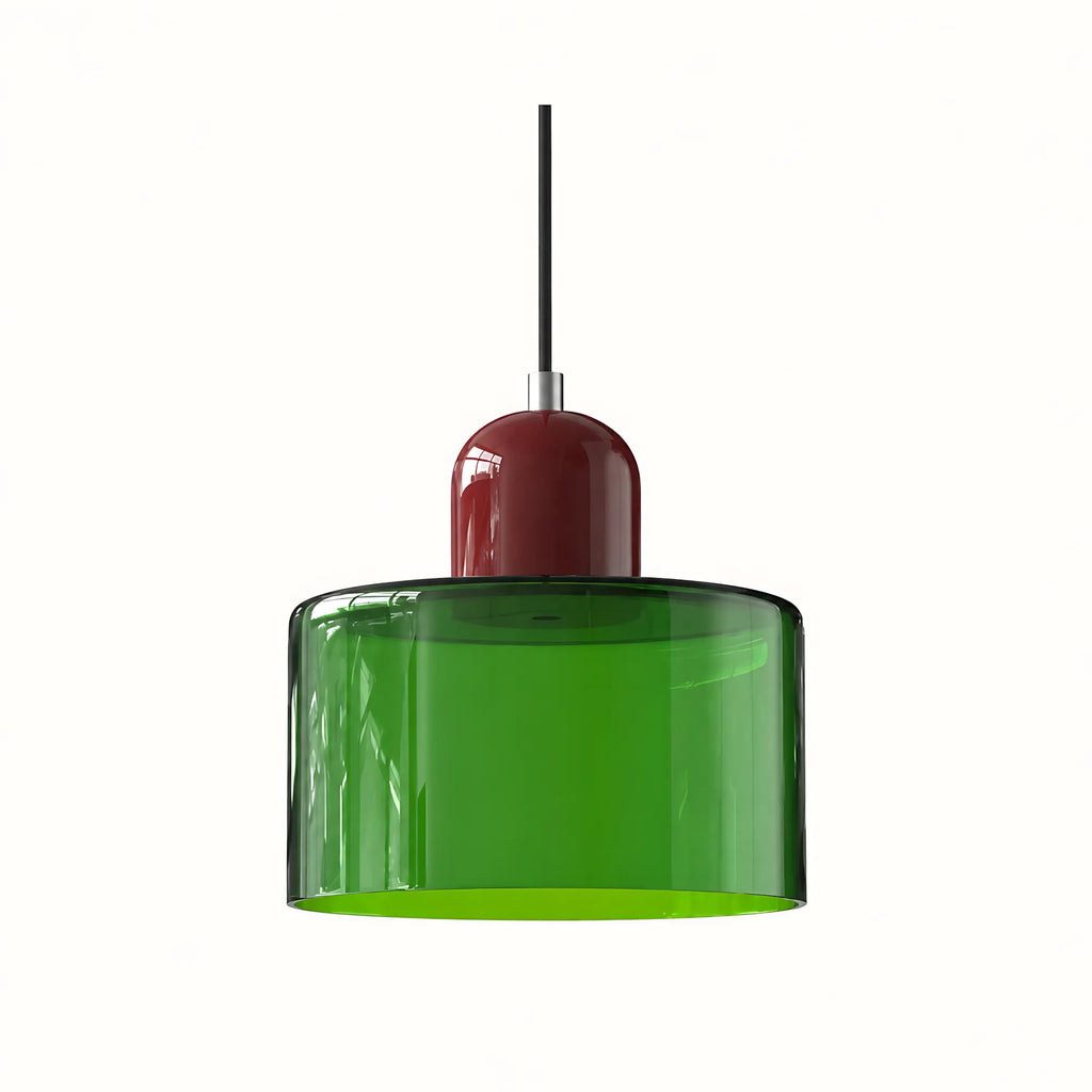 Vela Tall-Profile Glass Pendant Light