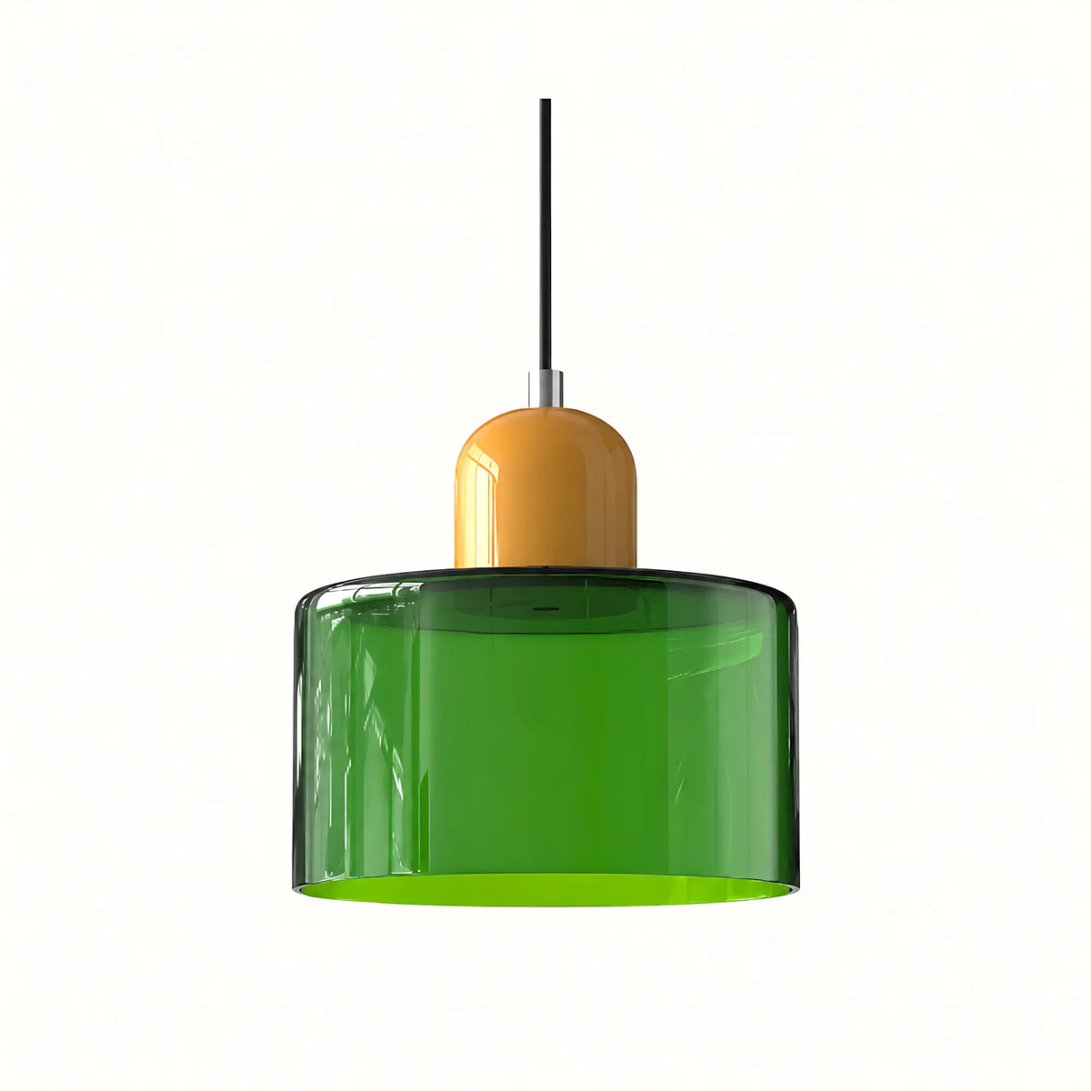 Vela Tall-Profile Glass Pendant Light