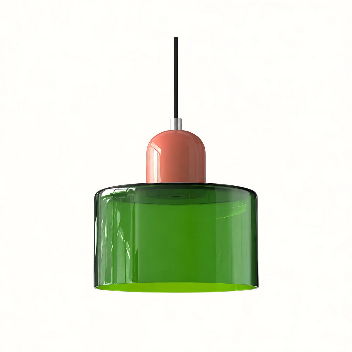 Vela Tall-Profile Glass Pendant Light