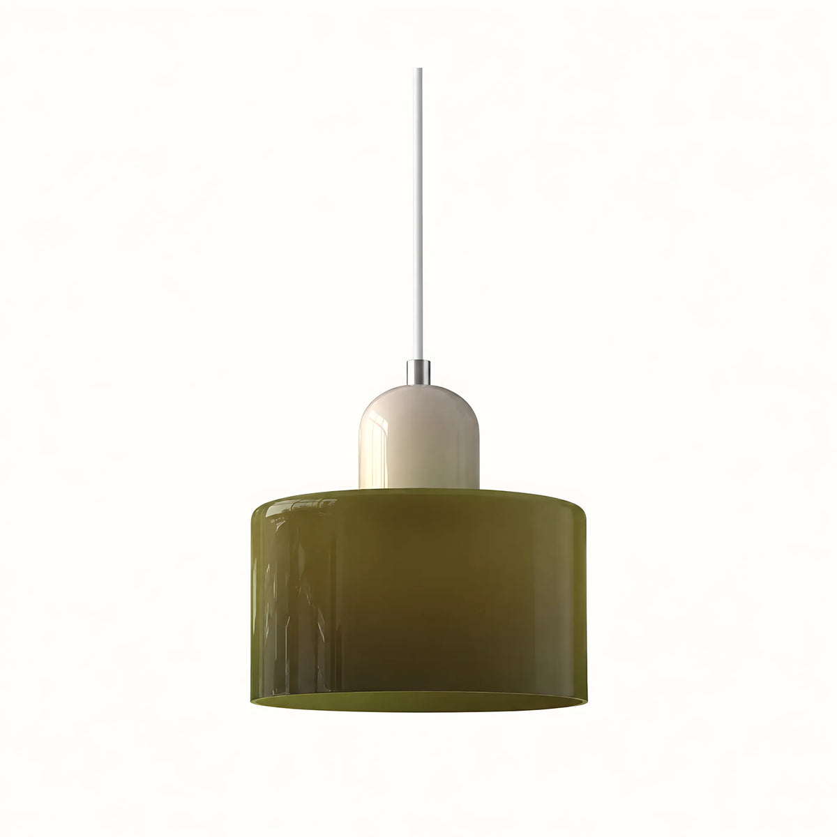 Vela Tall-Profile Glass Pendant Light