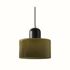 Vela Tall-Profile Glass Pendant Light