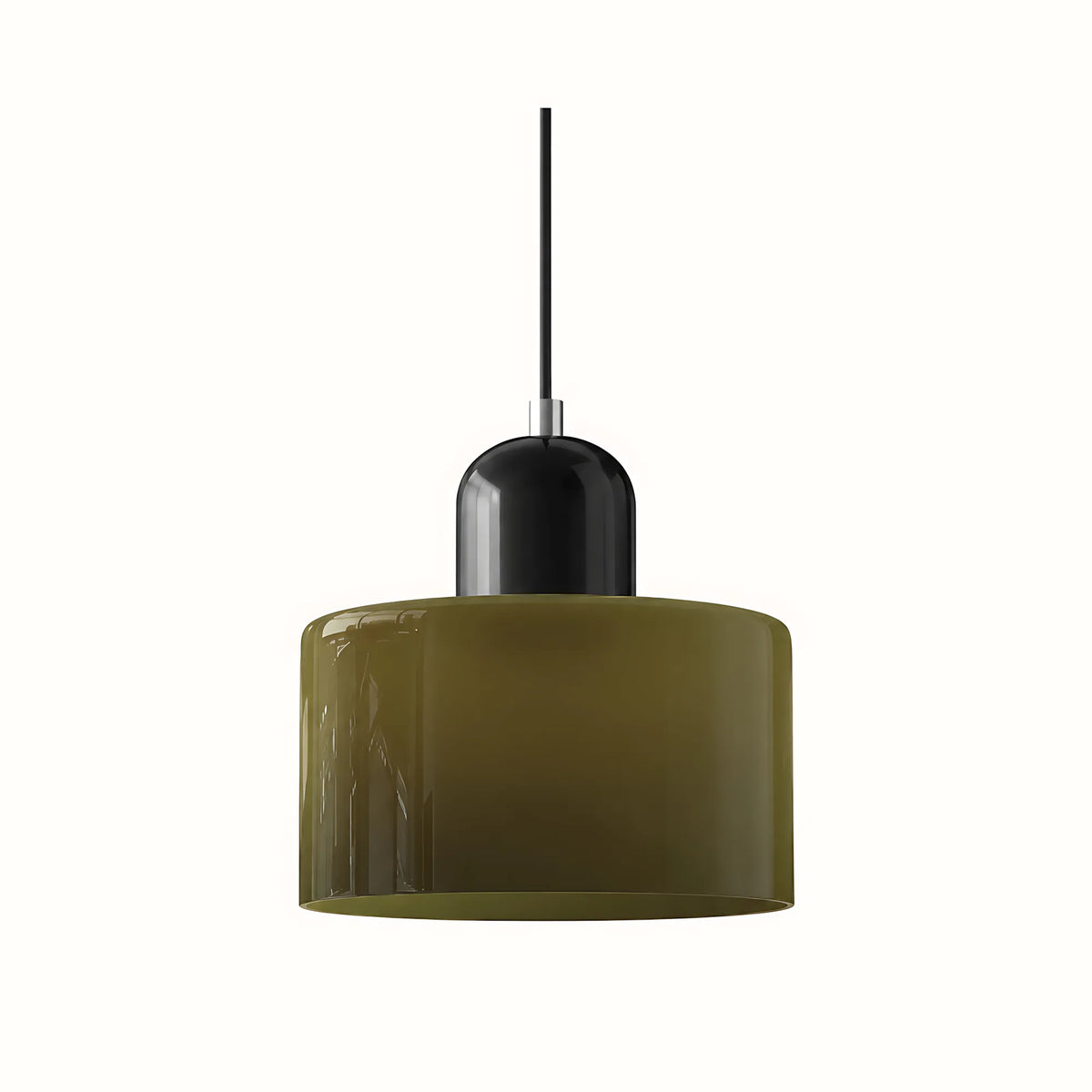 Vela Tall-Profile Glass Pendant Light