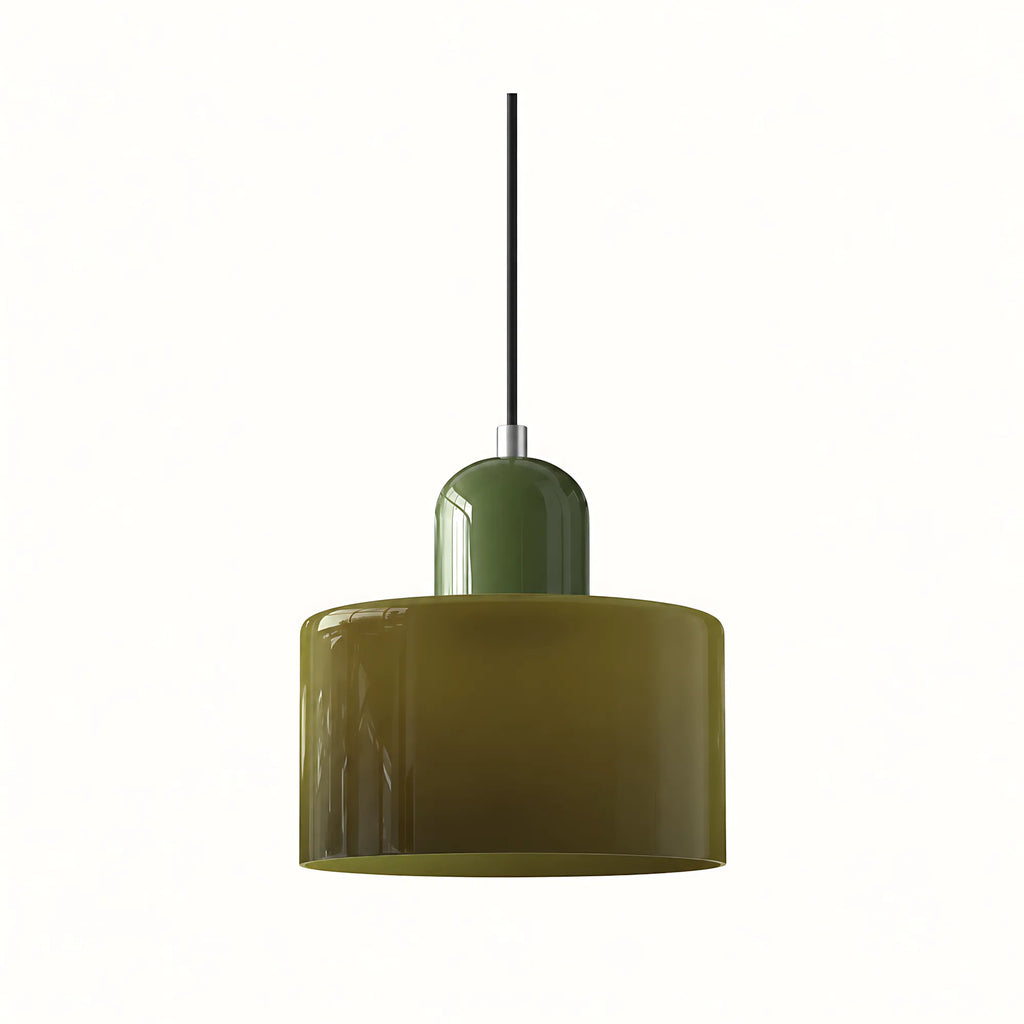 Vela Tall-Profile Glass Pendant Light