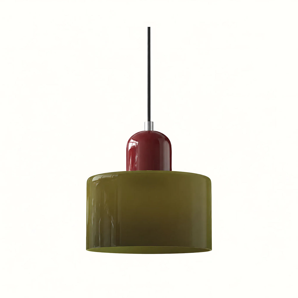 Vela Tall-Profile Glass Pendant Light