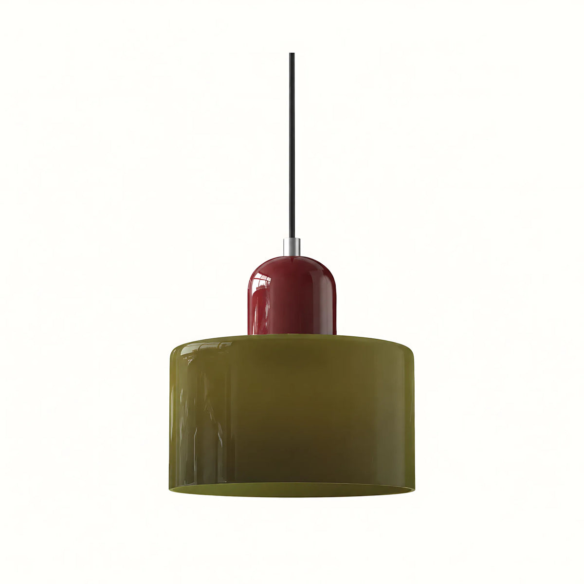 Vela Tall-Profile Glass Pendant Light