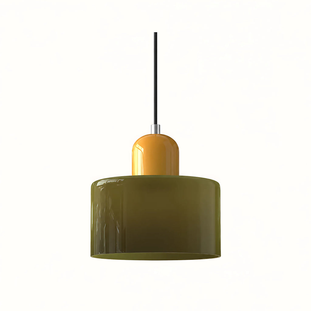 Vela Tall-Profile Glass Pendant Light