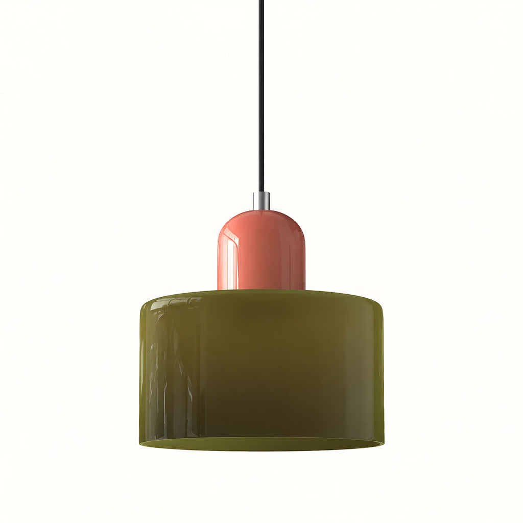 Vela Tall-Profile Glass Pendant Light