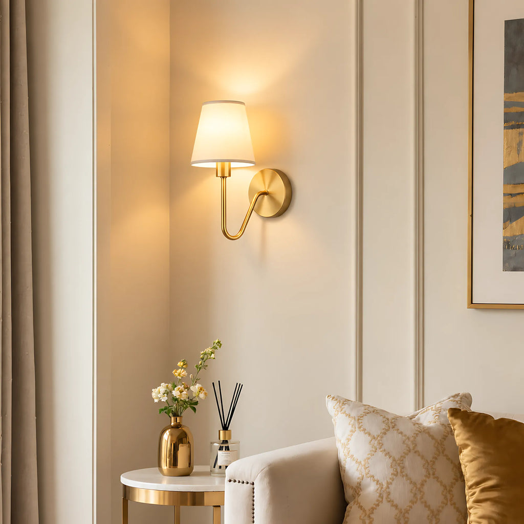 Velmora Fabric Shade Wall Light