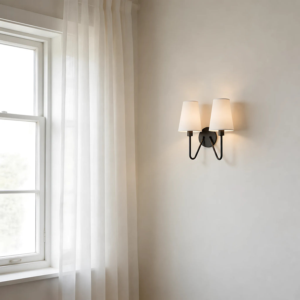 Velmora Fabric Shade Wall Light