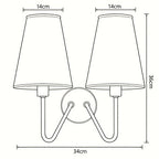 Velmora Fabric Shade Wall Light