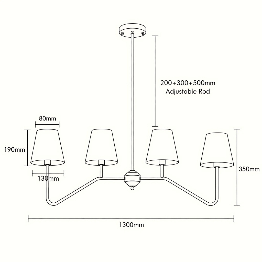 Velmora Multi-Light Chandelier