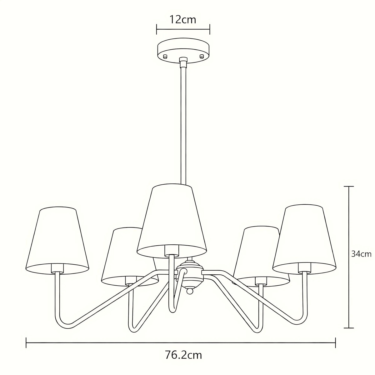 Velmora Multi-Light Chandelier