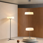 Veyra Modern Minimalist Fabric Shade Floor Lamp