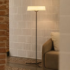 Veyra Modern Minimalist Fabric Shade Floor Lamp