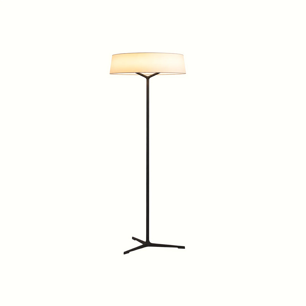 Veyra Modern Minimalist Fabric Shade Floor Lamp