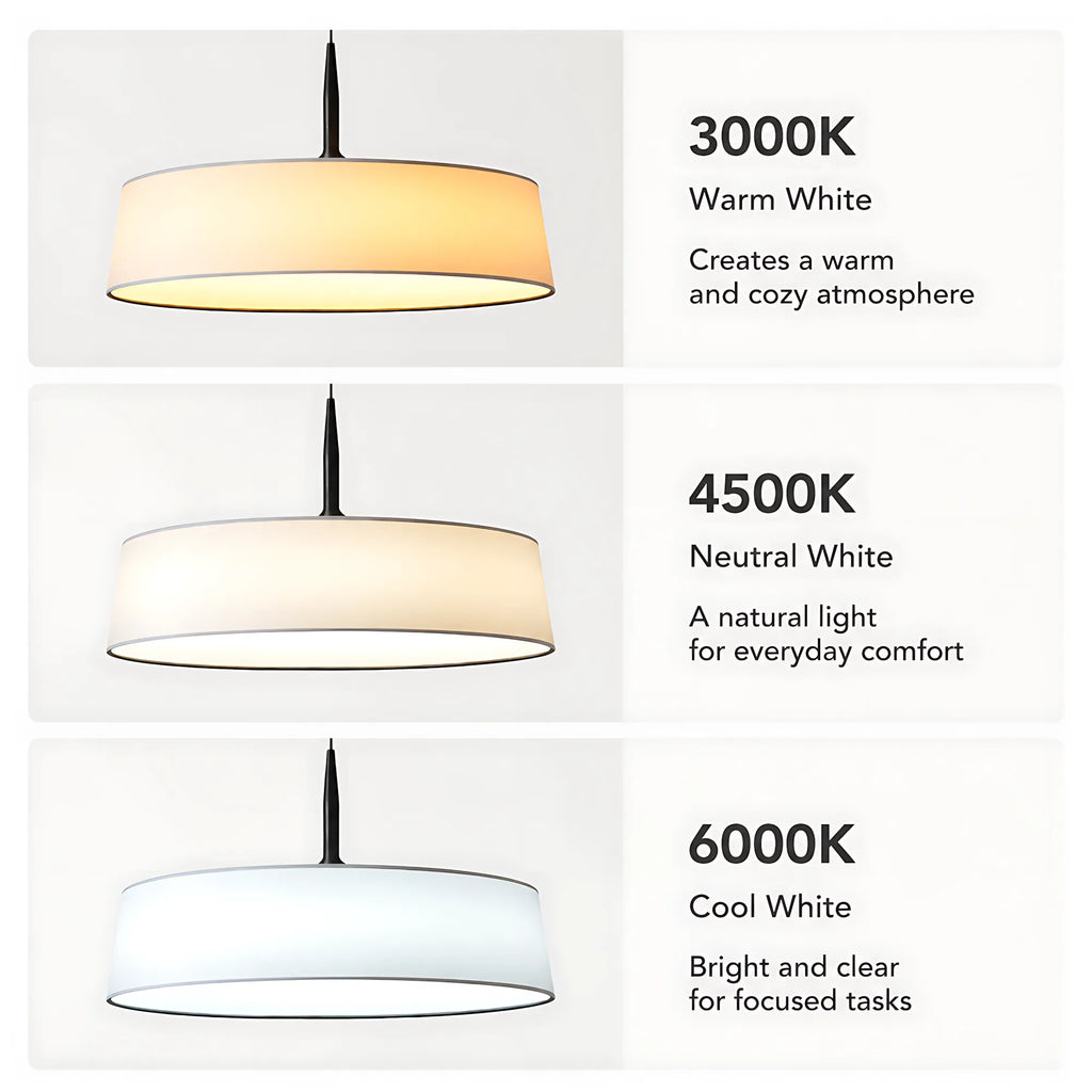 Veyra Modern Minimalist Fabric Shade Floor Lamp