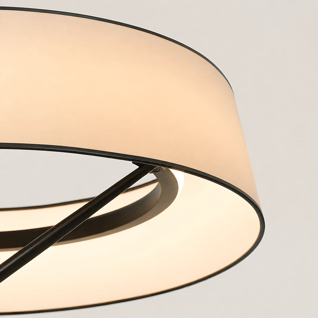 Veyra Modern Minimalist Fabric Shade Floor Lamp