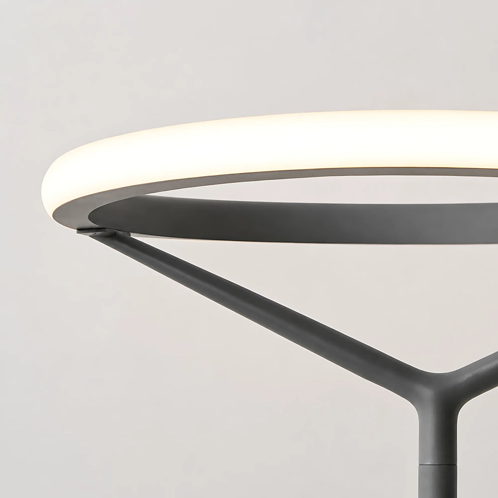 Veyra Modern Minimalist Fabric Shade Floor Lamp