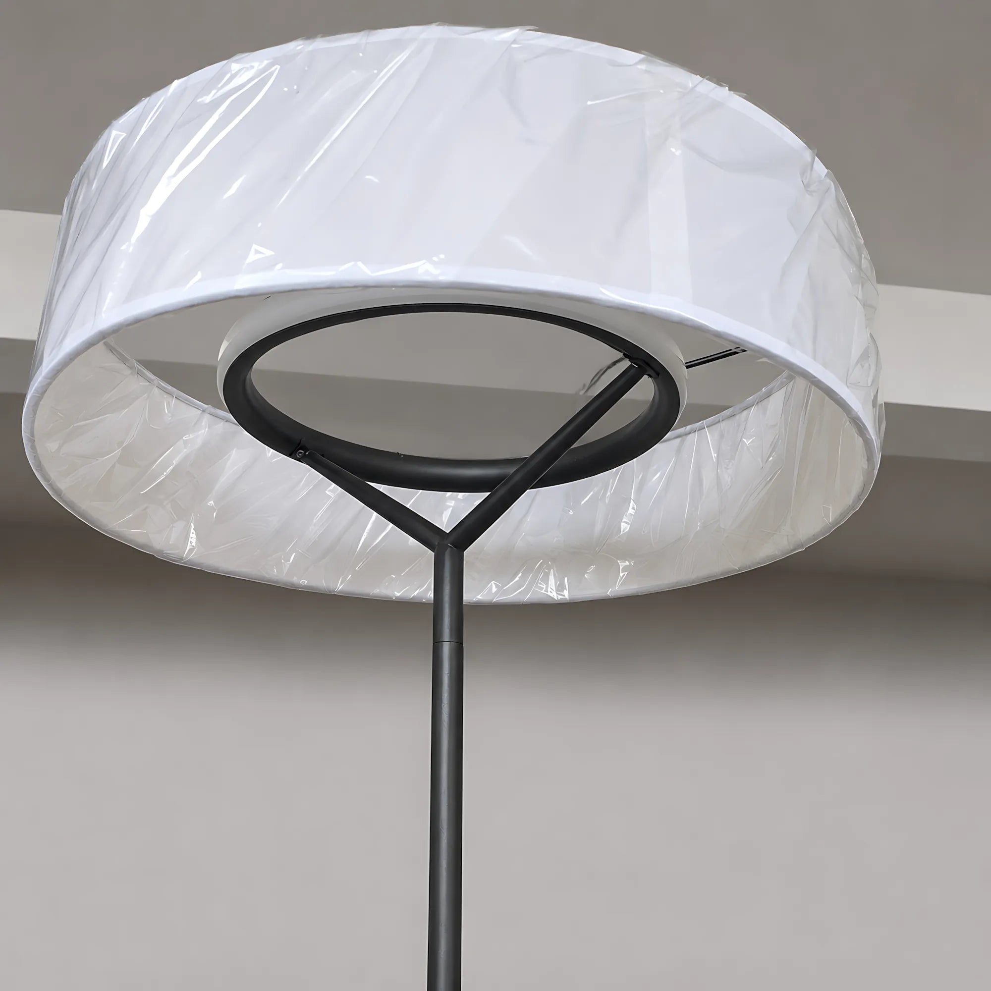 Veyra Modern Minimalist Fabric Shade Floor Lamp