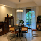Veyra Modern Minimalist Fabric Shade Pendant Light