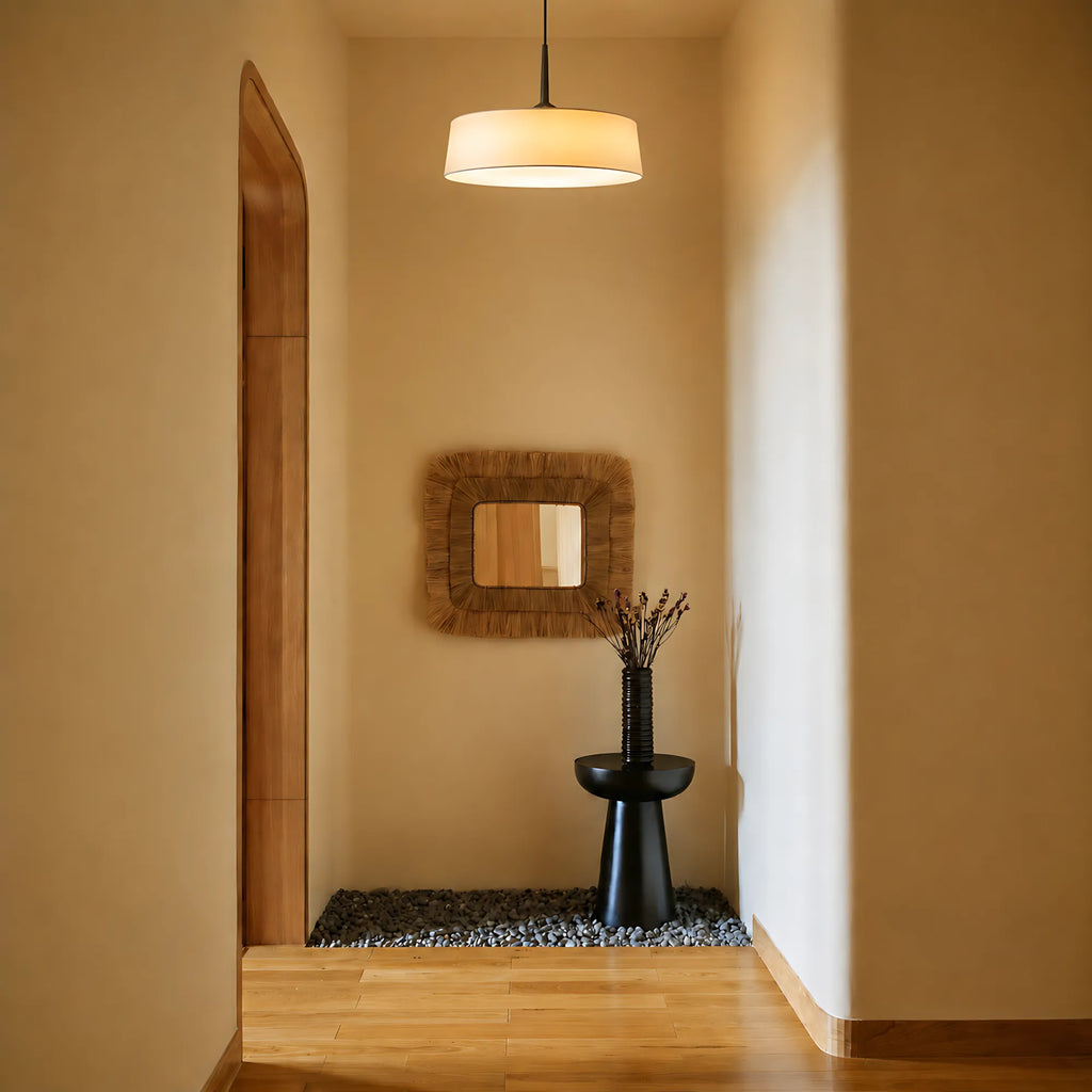 Veyra Modern Minimalist Fabric Shade Pendant Light
