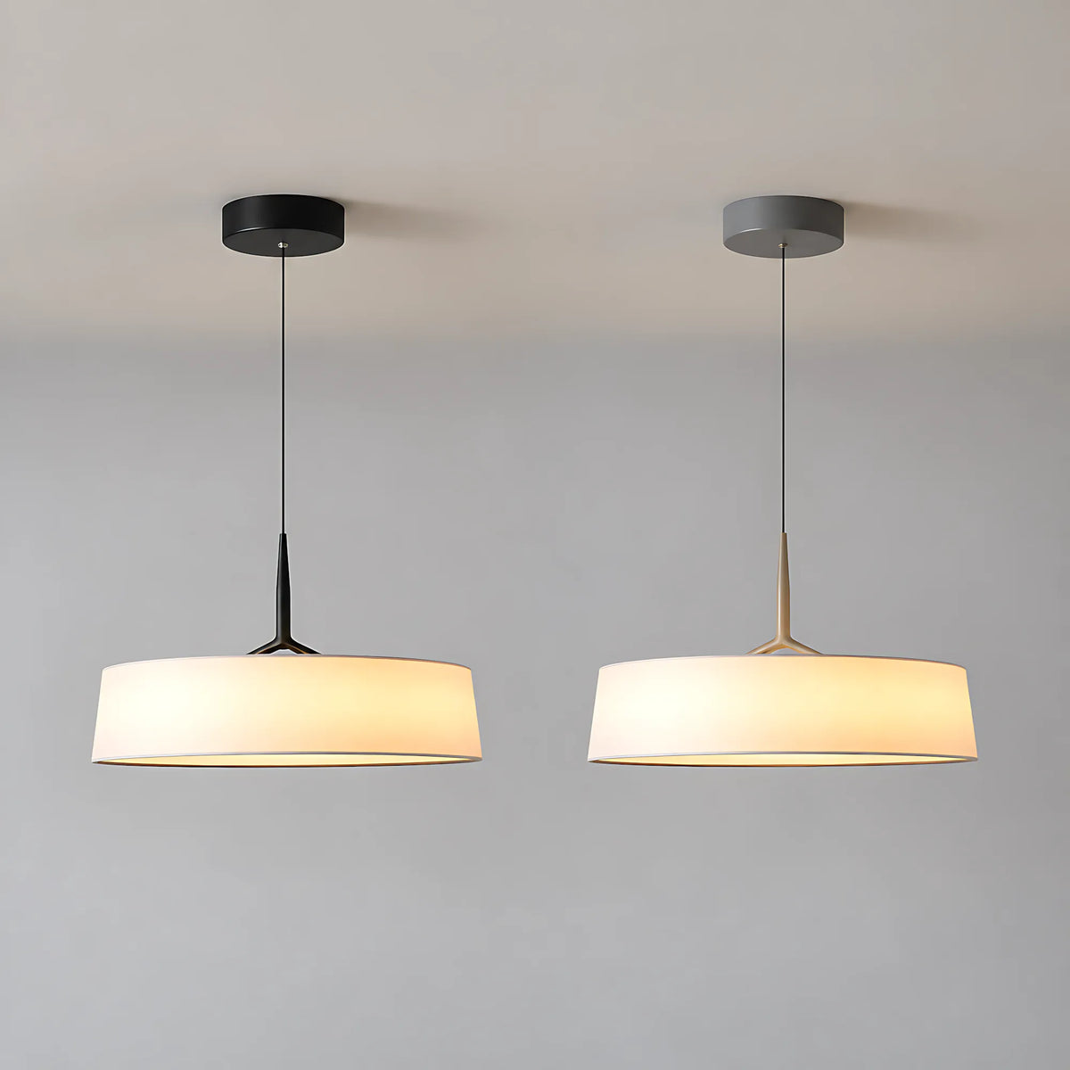 Veyra Modern Minimalist Fabric Shade Pendant Light