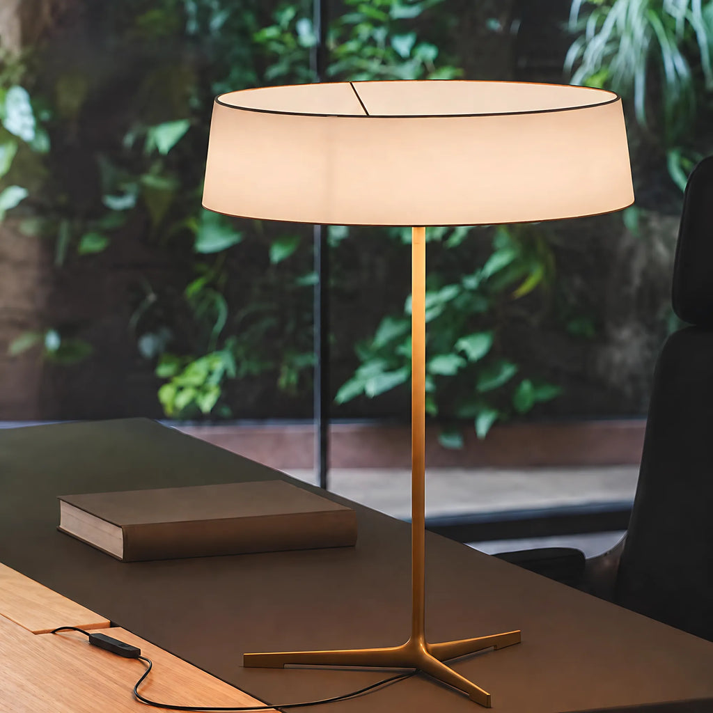 Veyra Modern Minimalist Fabric Shade Table Lamp
