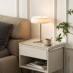 Veyra Modern Minimalist Fabric Shade Table Lamp