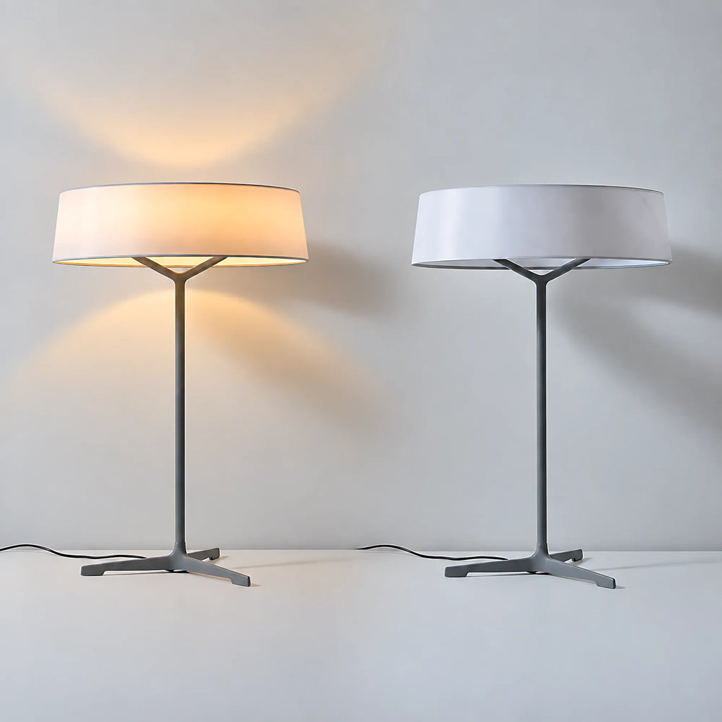 Veyra Modern Minimalist Fabric Shade Table Lamp