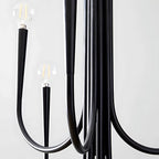 Vintage Curved-Arm Chandelier