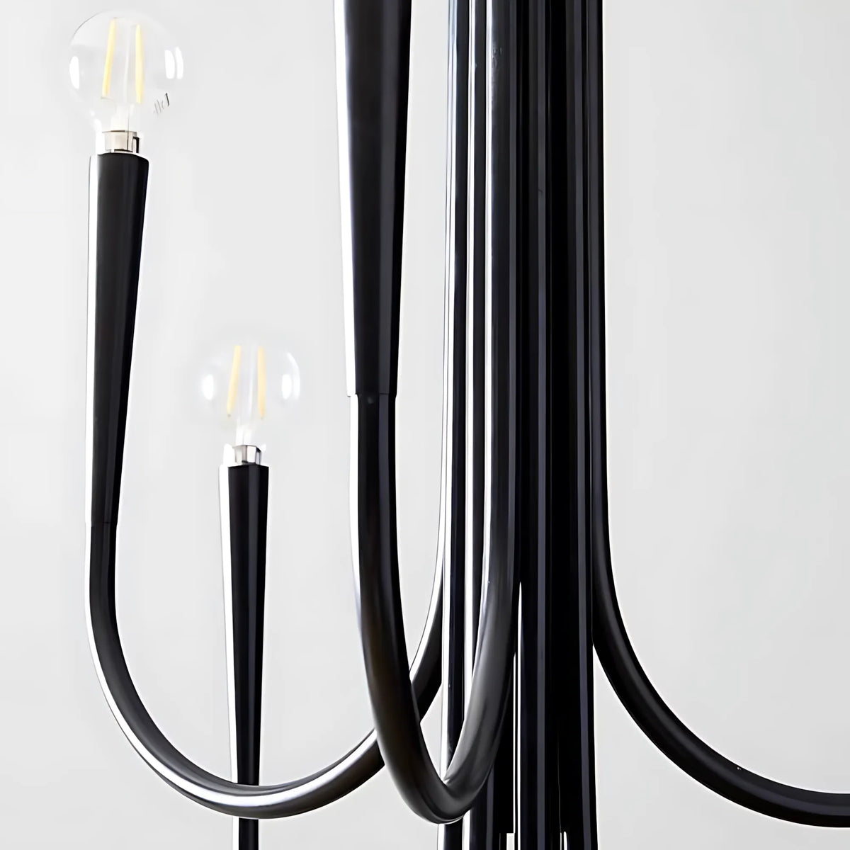 Vintage Curved-Arm Chandelier