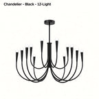 Vintage Curved-Arm Chandelier
