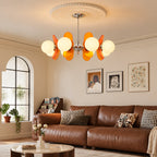 Vintage Petal Globe Chandelier