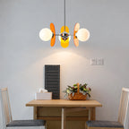 Vintage Petal Globe Chandelier