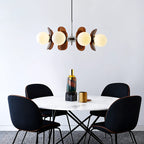 Vintage Petal Globe Chandelier