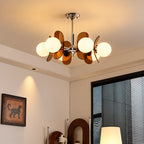 Vintage Petal Globe Chandelier