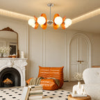 Vintage Petal Globe Chandelier