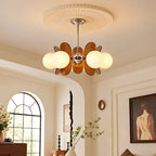 Vintage Petal Globe Chandelier