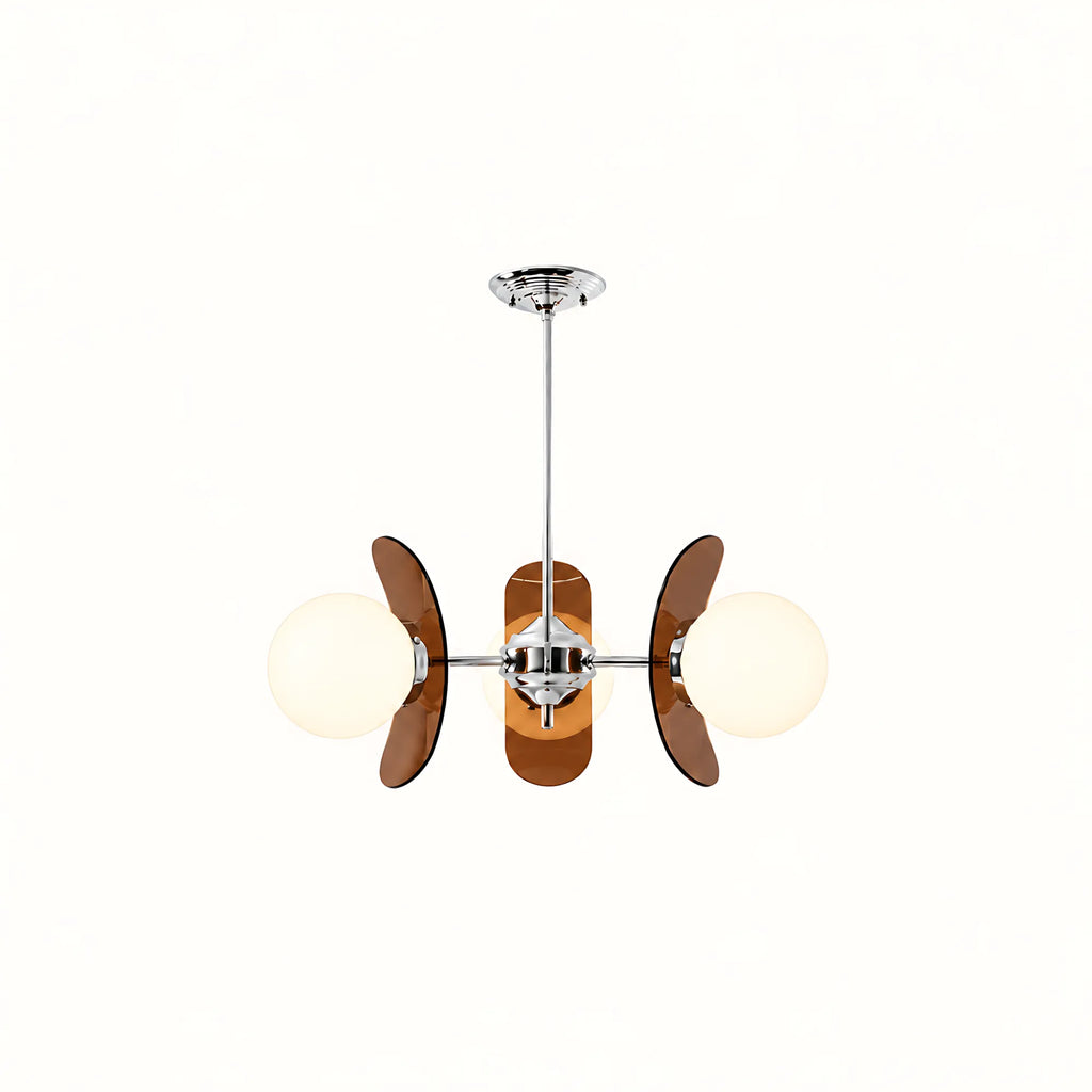 Vintage Petal Globe Chandelier