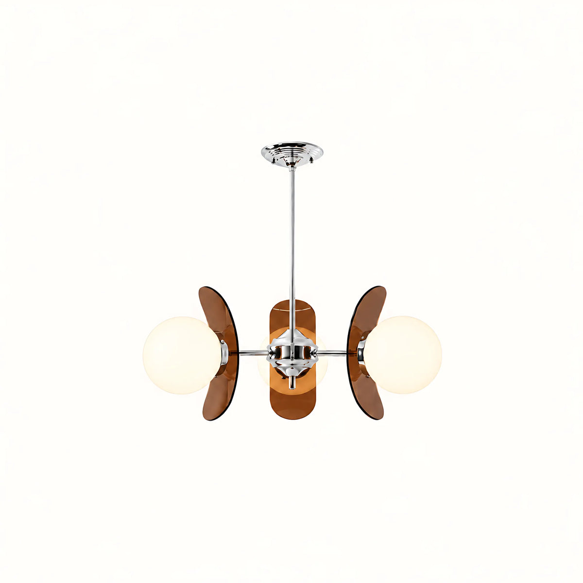 Vintage Petal Globe Chandelier