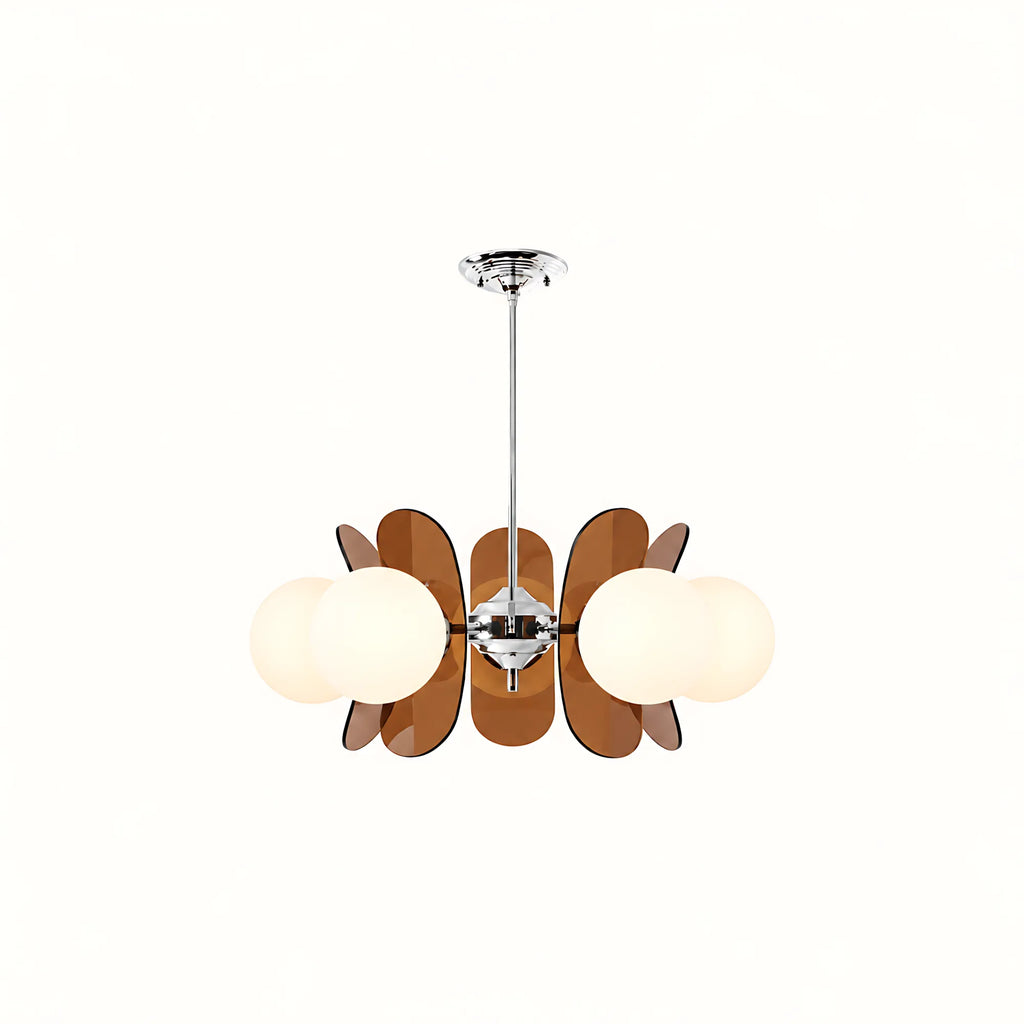 Vintage Petal Globe Chandelier