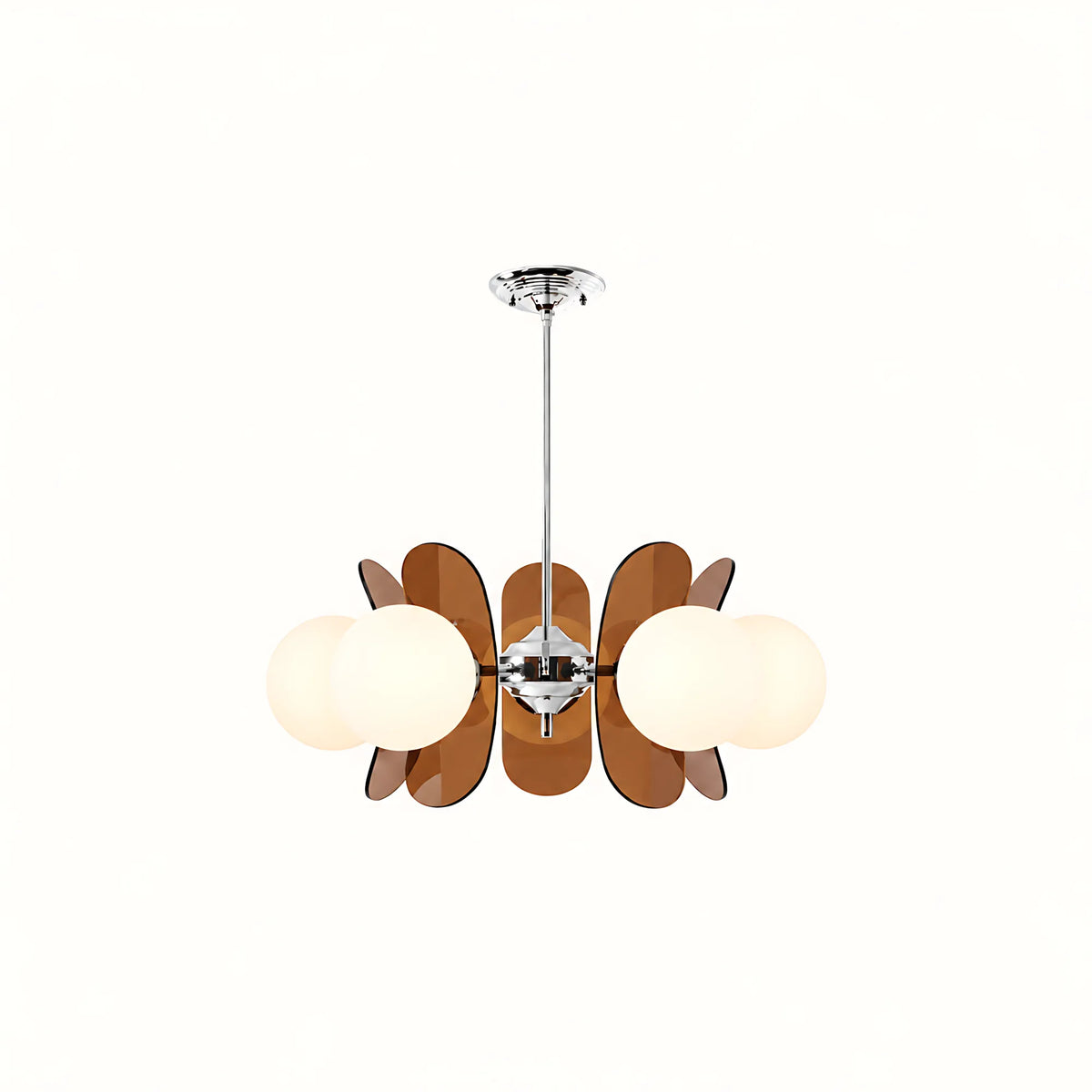 Vintage Petal Globe Chandelier
