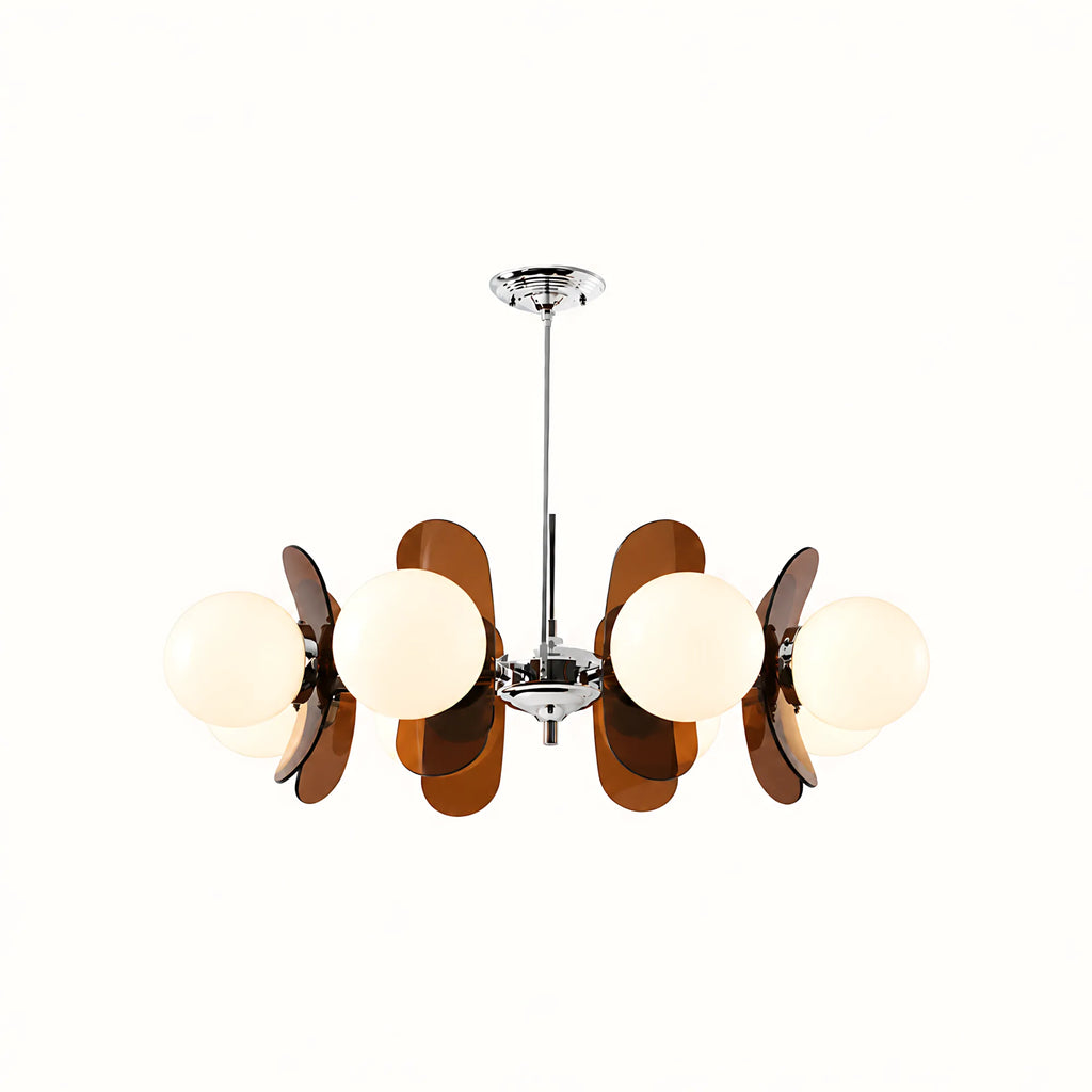 Vintage Petal Globe Chandelier
