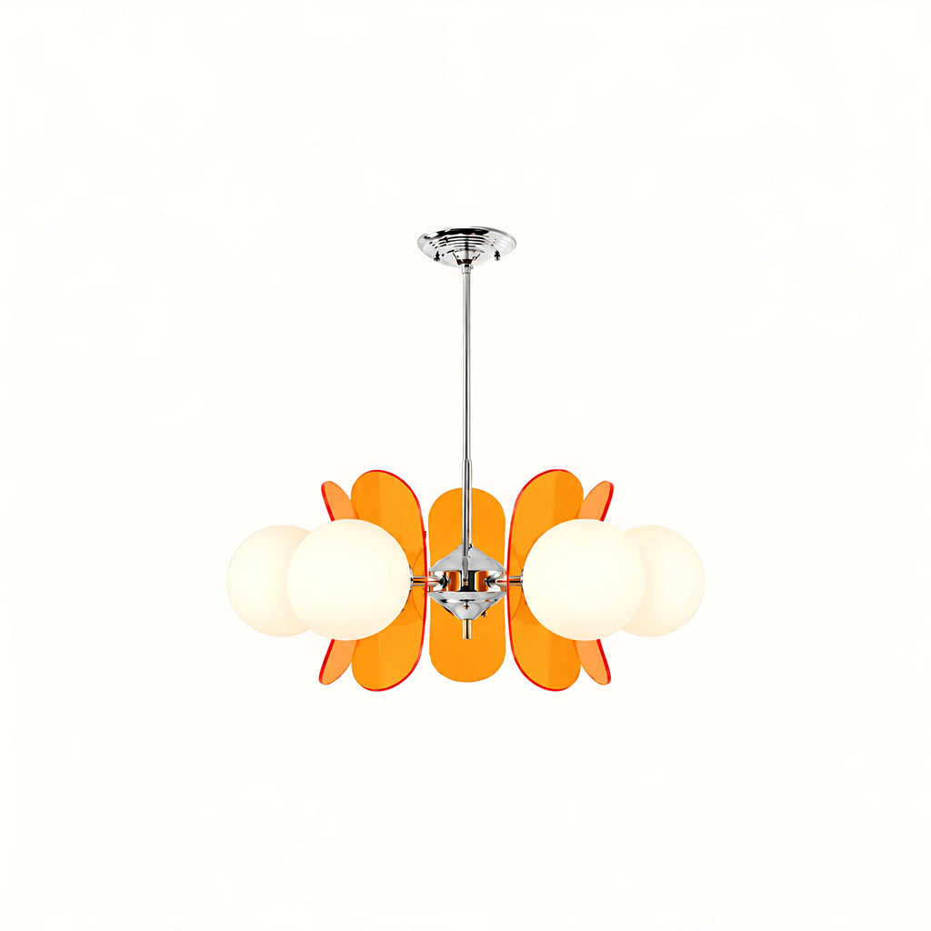 Vintage Petal Globe Chandelier